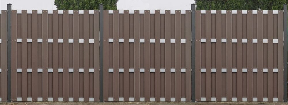 WPC Garden Fence Panel wood Plastic Composite Fence