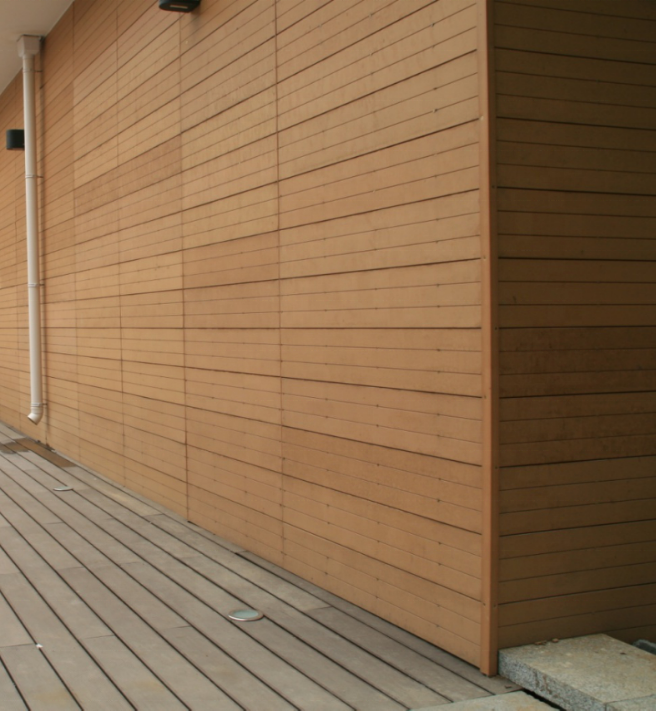 Crack-resistance WPC exterior wall cladding outdoor decorative wood plastic cladding