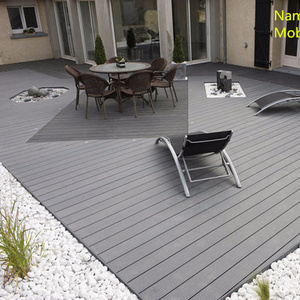 Outdoor Grey Wood Deck Teak Brazil Wood Plastic Composite Decking