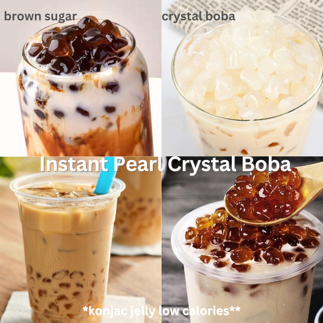 Malaysia hot selling Crystal Ball Konjac Crisp Bobo Jelly for Bubble Tea Ingredients Topping Halal Certified 1kg