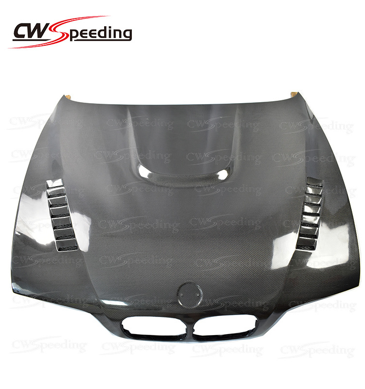 CWS STYLE CARBON FIBER ENGINE HOOD BONNET FOR 1997-2003 BMW 5 SERIES E39 530I