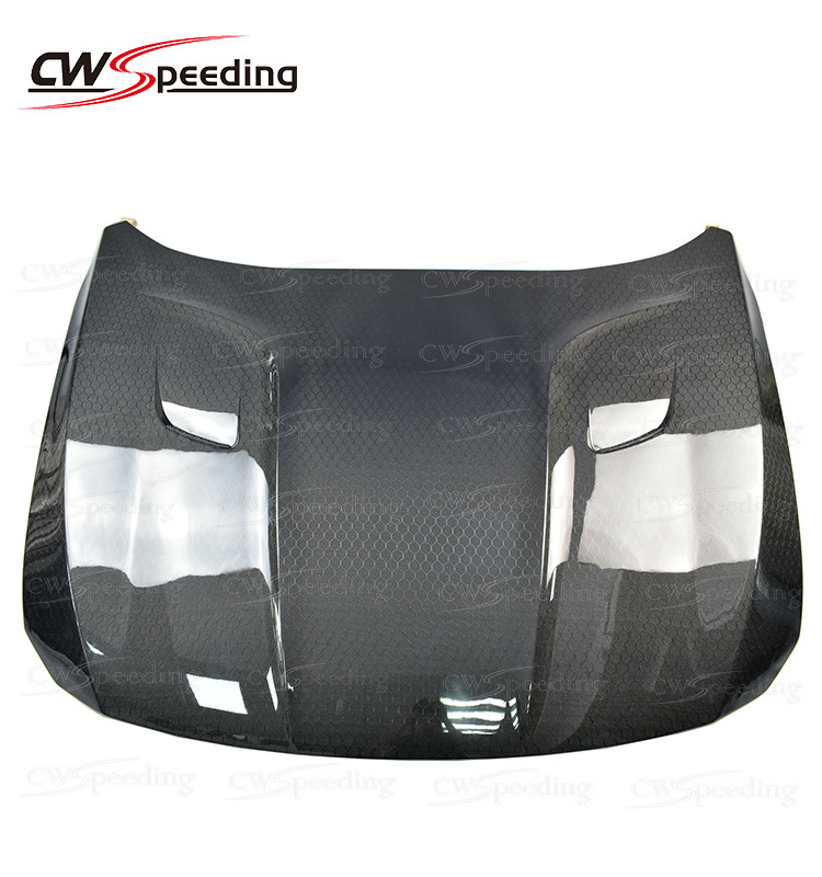 CUSTOMIZED HONEYCOMB CARBON FIBER HOOD BONNET FOR 2018-2021 HONDA ACCORD