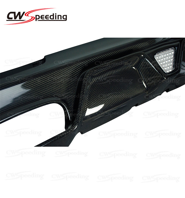 CARBON FIBER REAR LIP REAR BUMPER LIP REAR DIFFUSER FOR 2015-2016 DODGE CHALLENGER BODY KIT