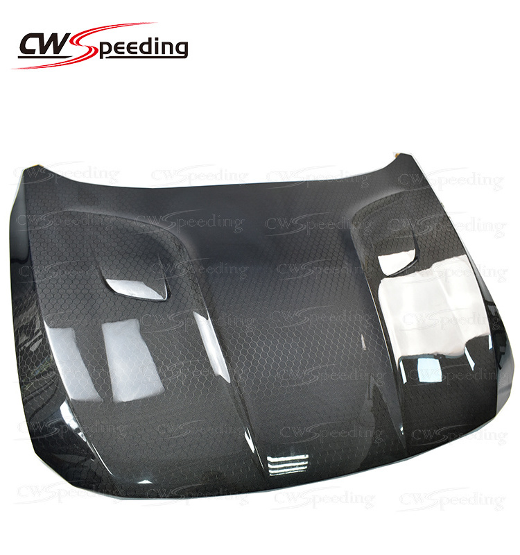 CUSTOMIZED HONEYCOMB CARBON FIBER HOOD BONNET FOR 2018-2021 HONDA ACCORD