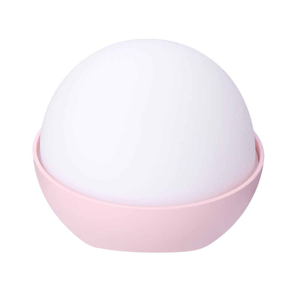 Best Selling USB Rechargeable Cute Silicone Home Decoration LED Night Light Bedside Lamp For Baby Child