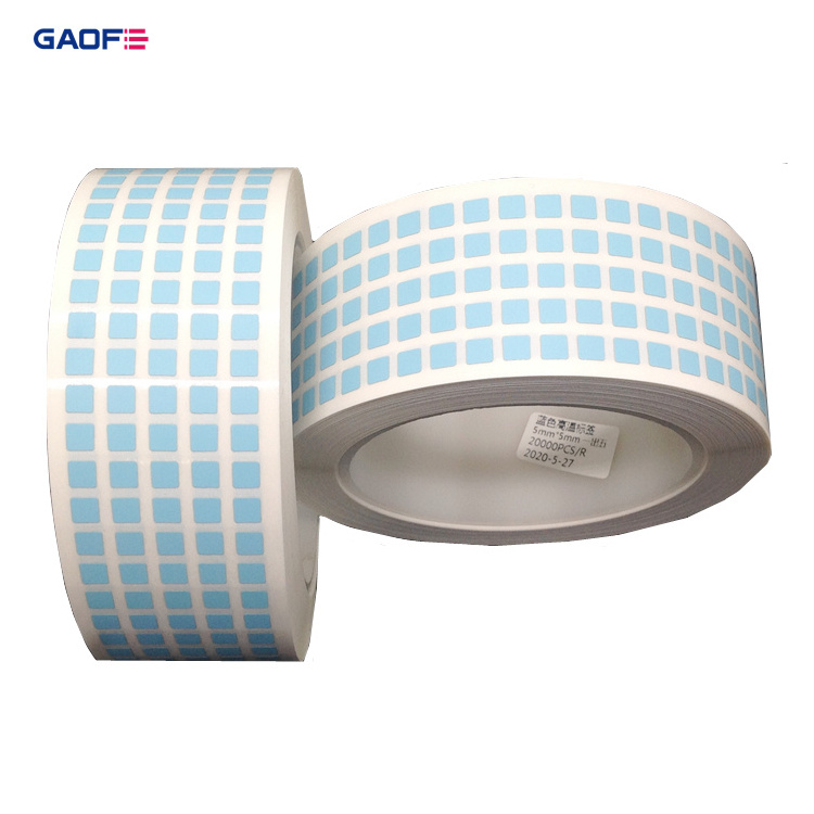 Wholesale Waterproof Adhesive Labels Blue high temperature resistant label