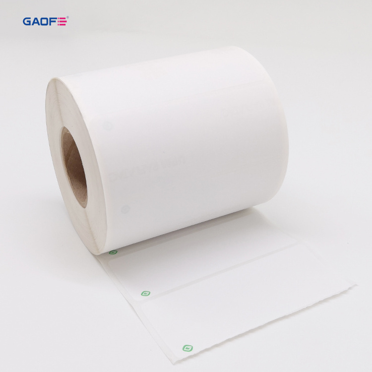 polypropylene synthetic paper label, self adhesive barcode sticker labels, thermal transfer labels