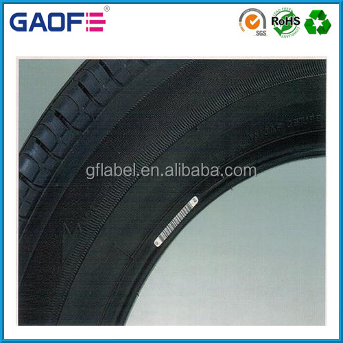 tyre vulcanization barcode car  label wholesale tyre label barcode printing tire stickers