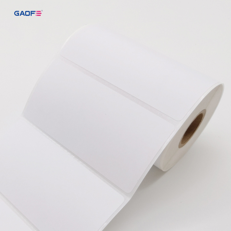 polypropylene synthetic paper label, self adhesive barcode sticker labels, thermal transfer labels