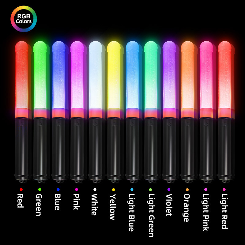 Night Stick Flash Lights Glow Sticks Concert Necessities Lights Wedding Neon Kid Flashlight For Face Emergency Kpop Lightstick