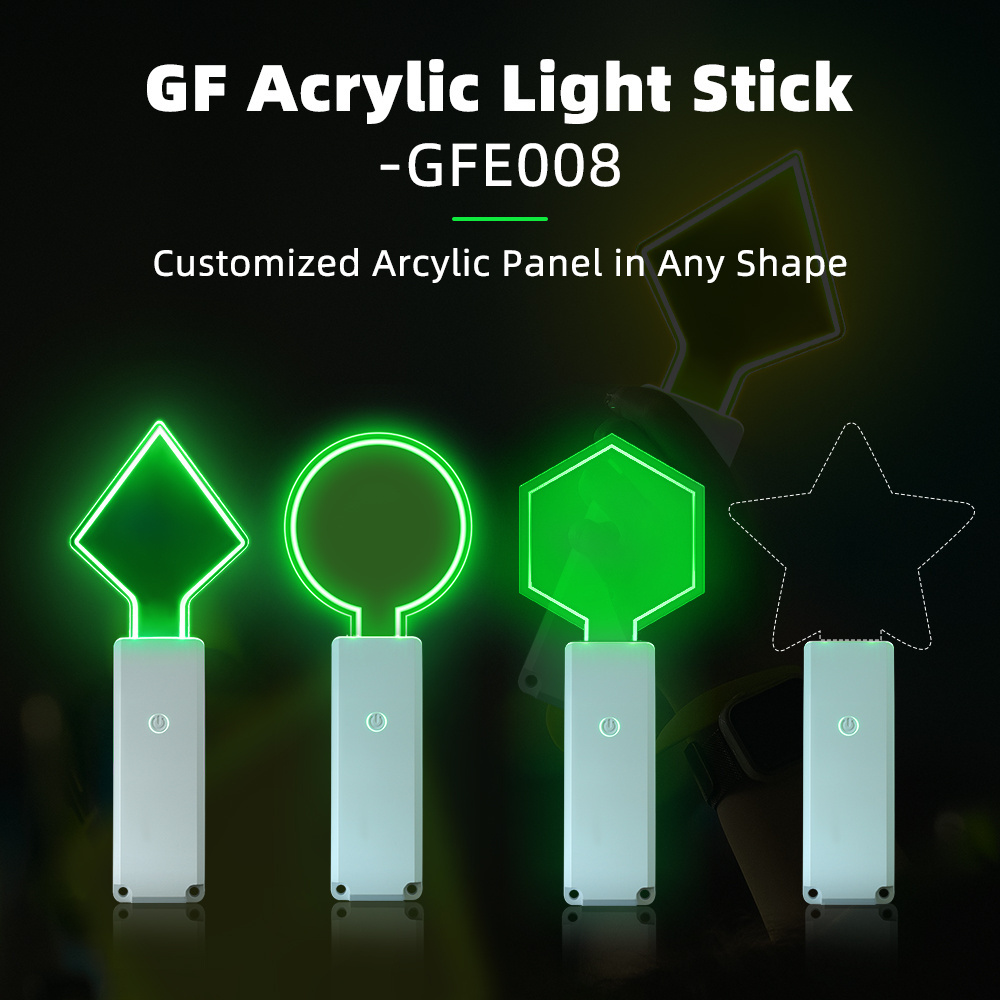 You Glow In The Dark Programmable Led Light Stick Rgb Concert Toys Sticks Emergency Glow Customized Kpop Light Stick