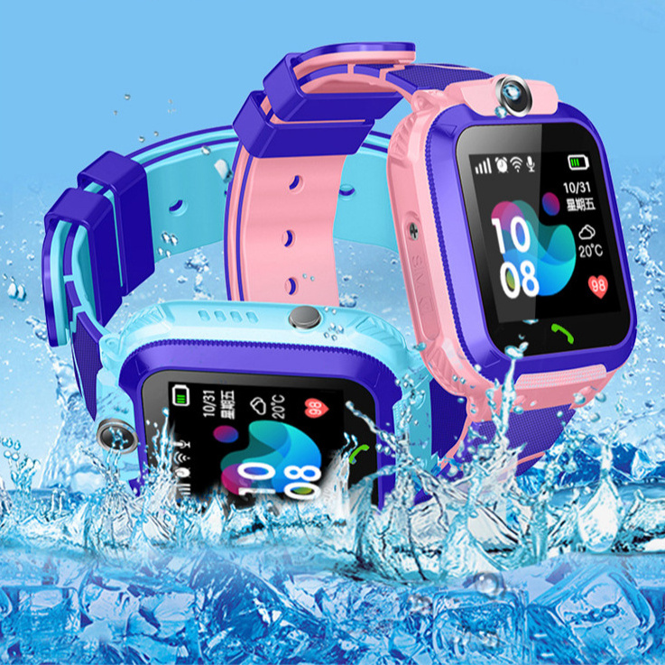 Free Sample Camera IP68 Waterproof GPS SmartWatch Reloj Inteligente Bracelet IOS Android Kids Q12 Children's Smart Watch