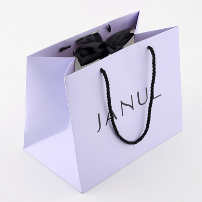 wholesale price Purple shopping victoria secret clothing paper bag with your own logo print BestSuppliers