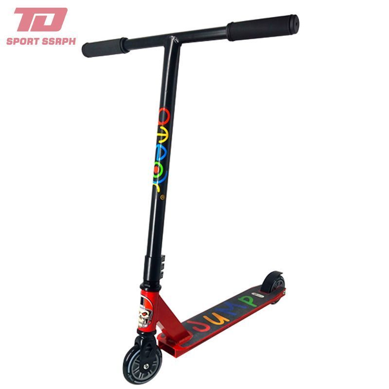 Unisex Two wheels STUNT SCOOTER Freestyle High Impact 10MM Reinforced Wheel PP core STEEL 3 Bolt Clamp BMX Style Grips