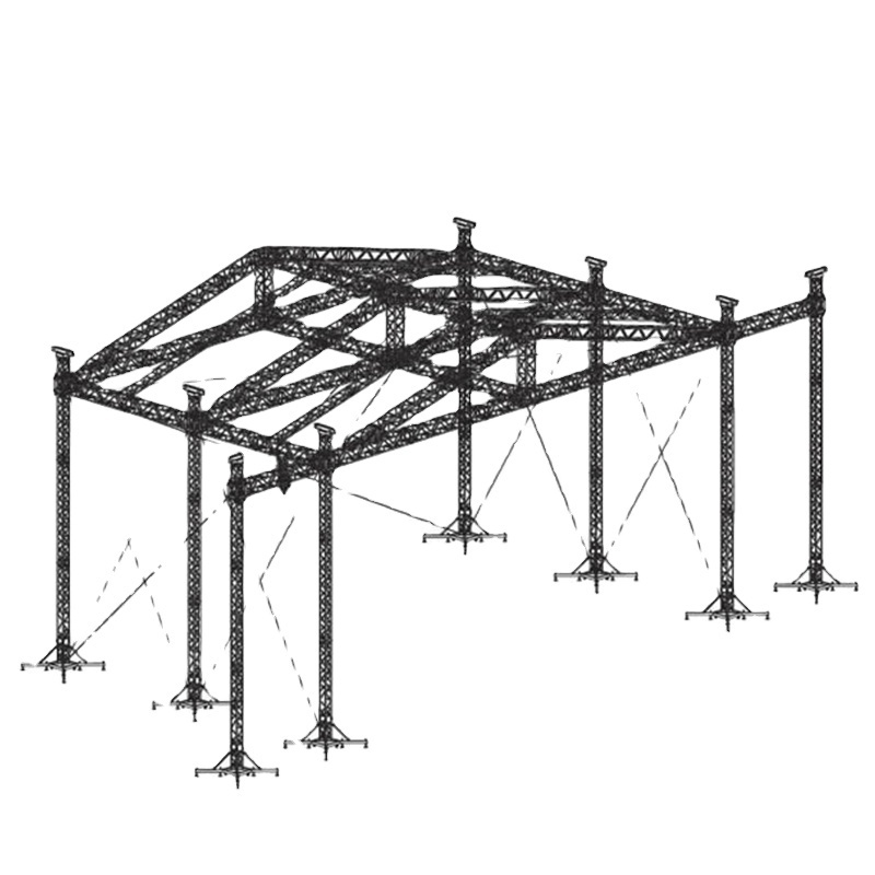 Keder Aluminum Outdoor  Truss Stage with Covering