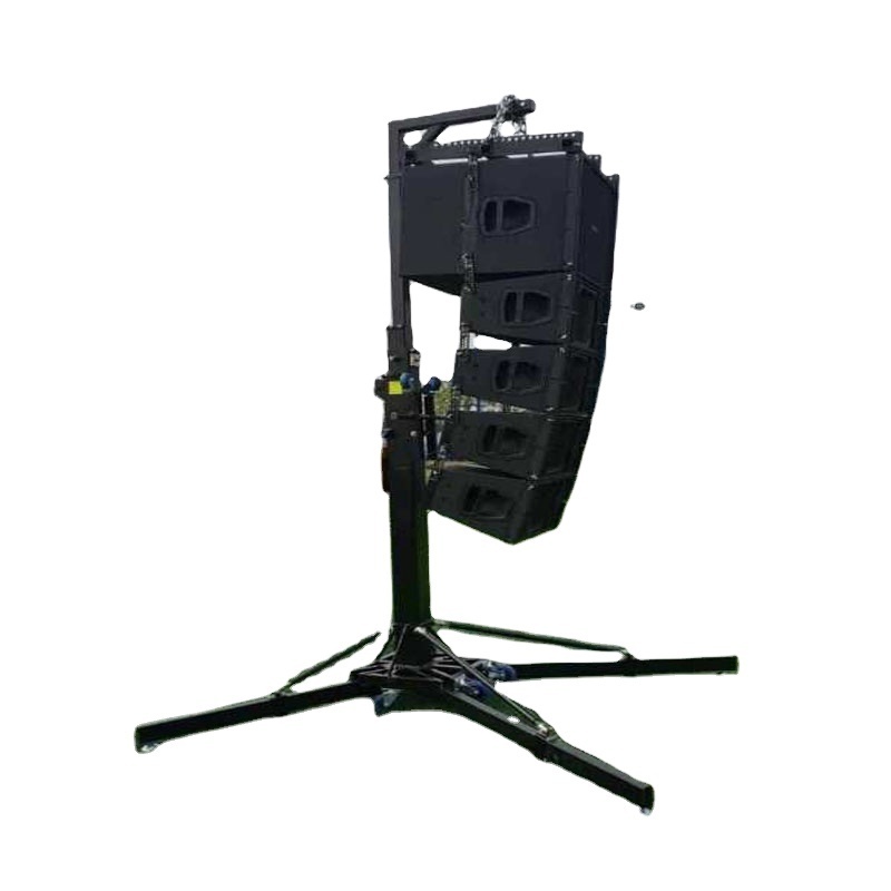 Heavy duty crank up line array speaker stand