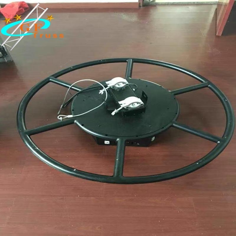 Mini Rotating circle truss lifting truss stage for sale