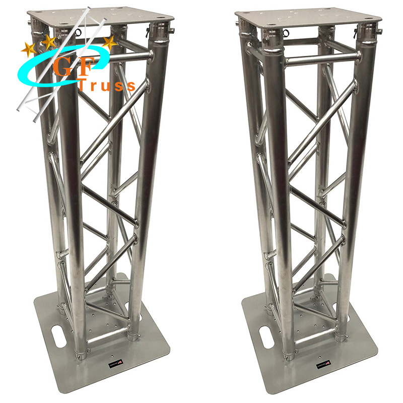 DJ Lighting Truss Tower Aluminum Alloy Square Truss Mobile Totem Truss For Events