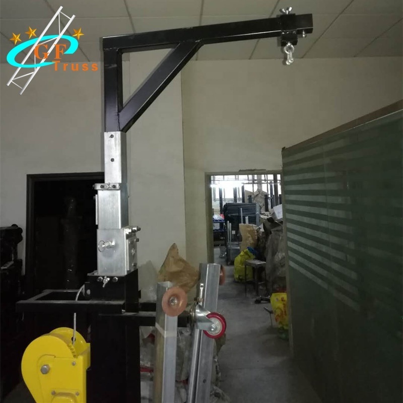 Guofeng Crank Stand 2-6M Adjustable Height Lifter Line Array Lifting Tower For Sound Speakers