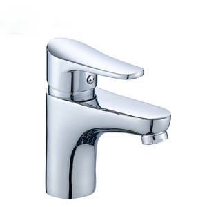 Modern Design Single Handel Brass Crystal Basin Faucet