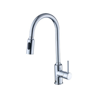 Griferia Single Handle Pull Out 3 Way Down Sprayer Brass Kitchen Faucet