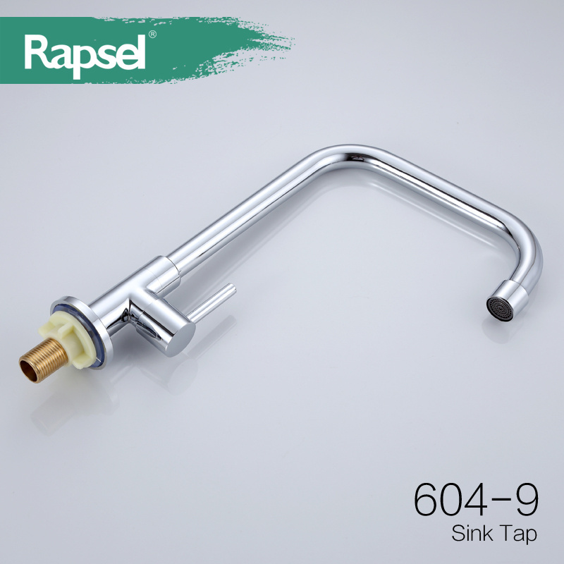 Rapsel Best Selling Single Lever Durable Brass Cold Water Kitchen Sink Faucet