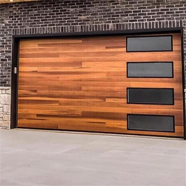 American Contemporary Garage Door Suppliers Flat Panel Steel Roll up Sectional Garage Door