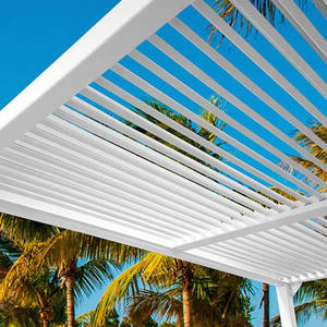 Opening Louver Roof Motorized Sunshade 12x12 Garden Aluminium Gazebo Outdoor Pergola With Roof