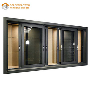 Simple design aluminum alloy glass sliding window/casement window, extremely narrow frame