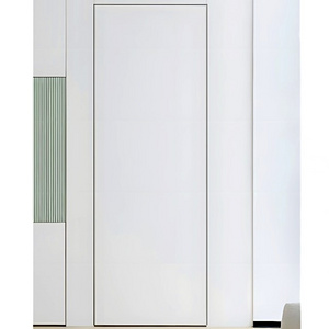 Invisible door design wooden hidden wall door aluminum frame modern interior bedroom flat frameless door