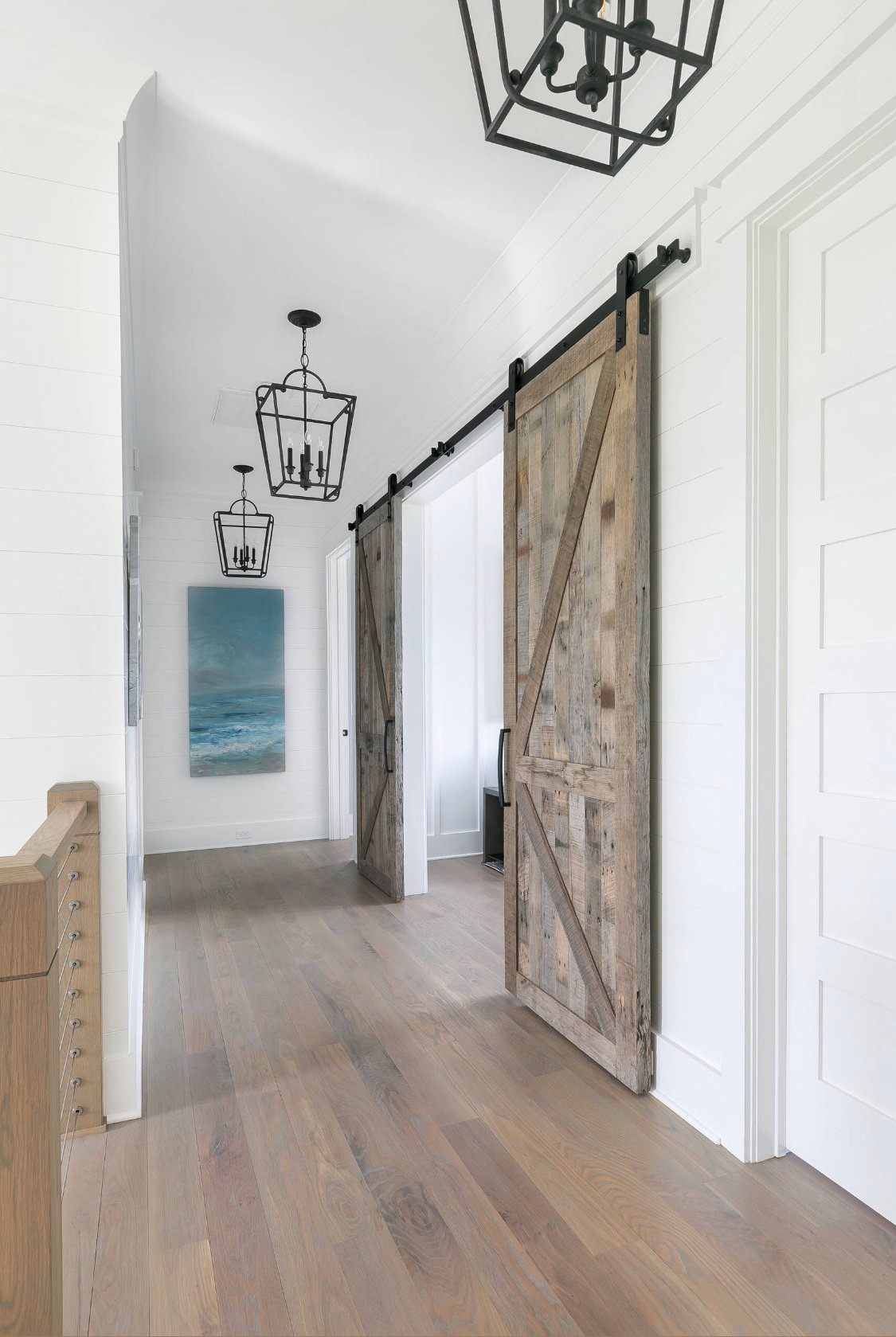 Contemporary Style Heavy Duty Sliding Barn Doors Hardware Barn Door for wood door