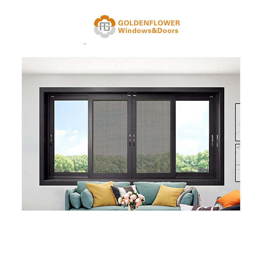 Simple design aluminum alloy glass sliding window/casement window, extremely narrow frame