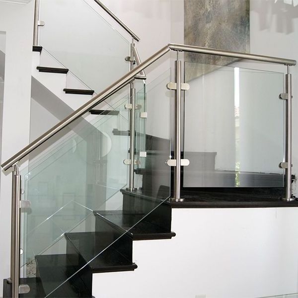 Australian/Canadian standard staircase modern interior staircase with wooden steps indoor stairs