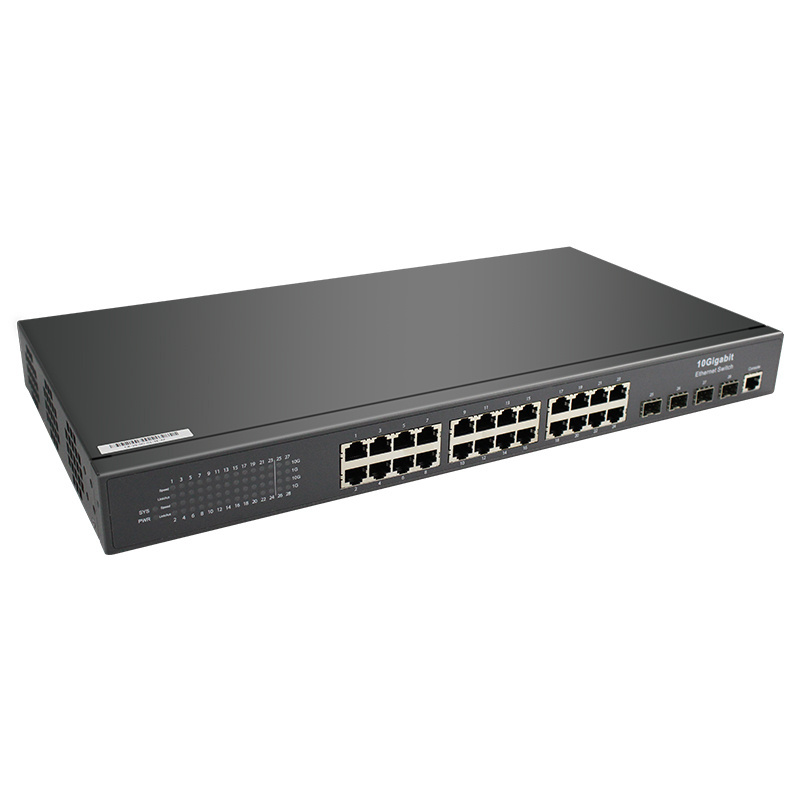 2021 Guanfeng BKHD 24 POE Ports 4 SFP+ Linux firewall network switch