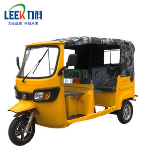 LEEK 4 Seats Adult Electric Tricycles 3 Wheel Passenger Motorcycle For Elder Tuk Tuk Cart Taxi