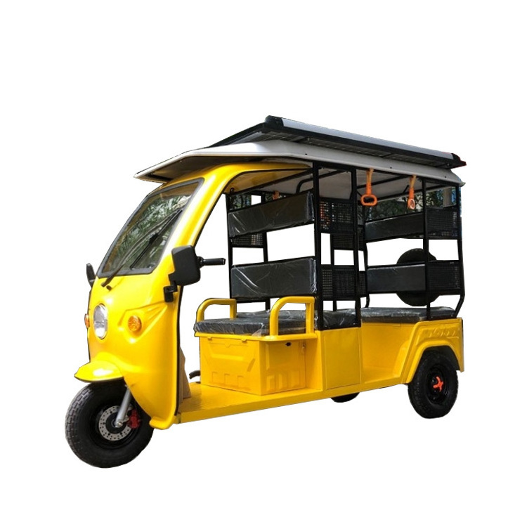 New model bajaj type tricycle in battery operation with passenger seat