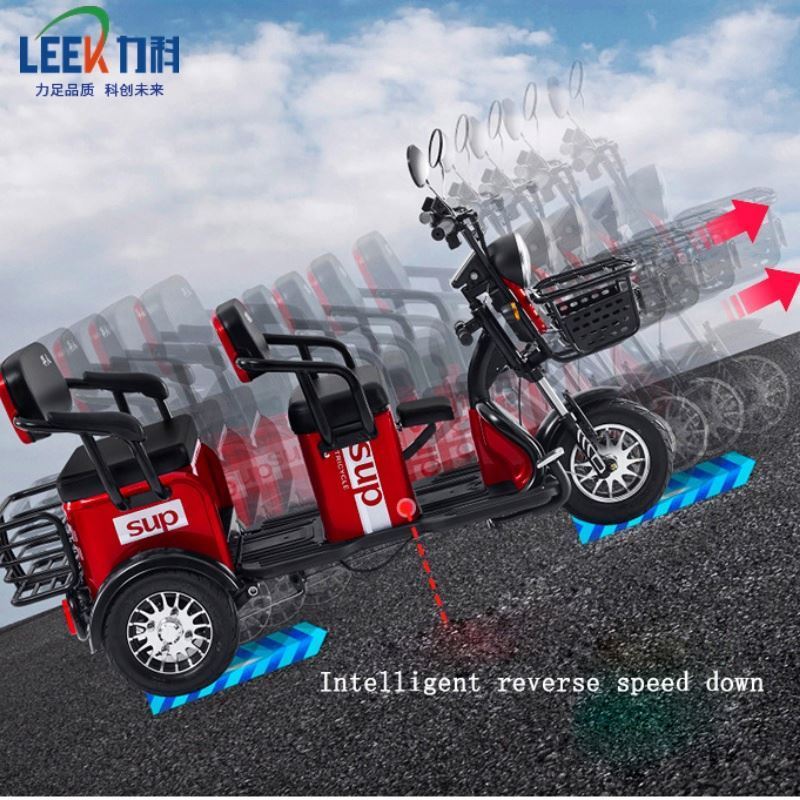 With High Quality 3 wheel tricycle scooter roadster cargo electrico thailand electric bicycle trike motorcycle trade triciclo