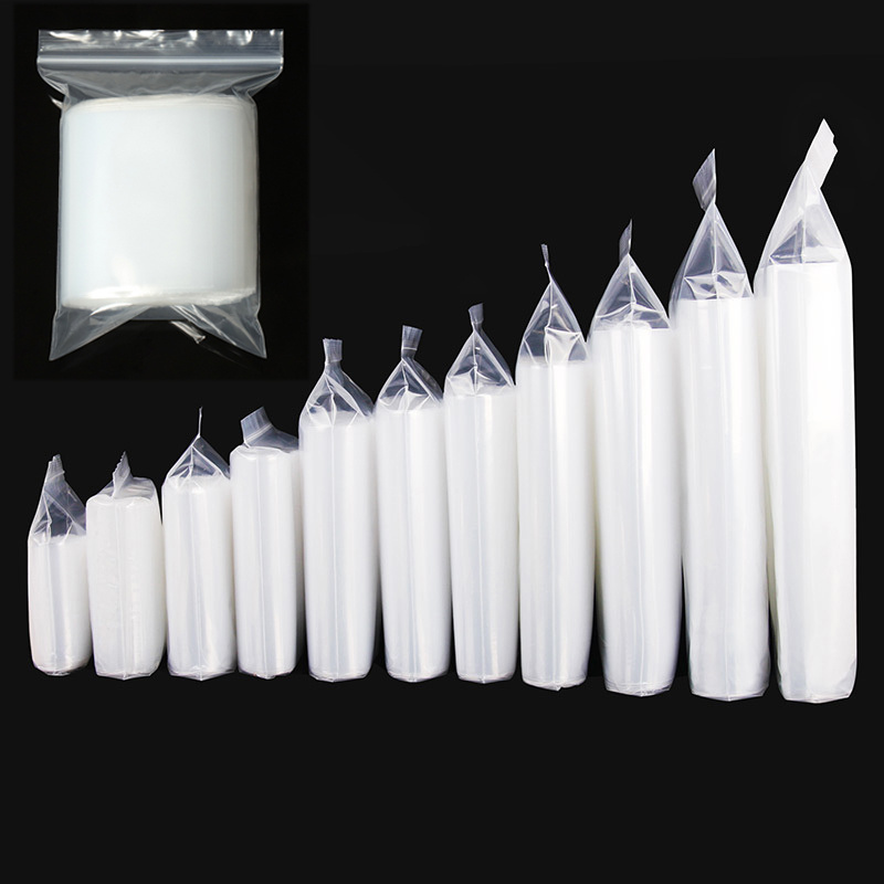 Transparent Self Sealing Zip Zipper Lock Plastic Bags 4*6/5*7/6*8/7*10cm Clear Ziplock Bags for Jewelry Packaging Bag