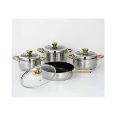 Non stick cookware set cooking stainless steel pots and pans, cookware sets stainless steel_MK02