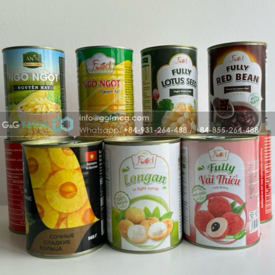 Vietnam Hot Sale Canned Food Grade Fresh Fruit Longan Delicious Longan Soaked in Sugar 680g Ready To Consume