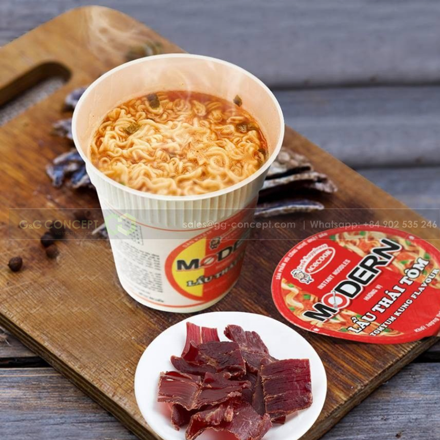 Modern Thailand Shrimp Hot Pot Instant Noodle The Rich Taste Of Thai Shrimp Hotpot Permeates Each Strand With The Luscious Aroma