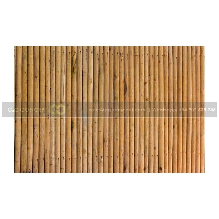 Bamboo Screen With High Quality Has A Very Natural Color, Making The Garden Become Rustic