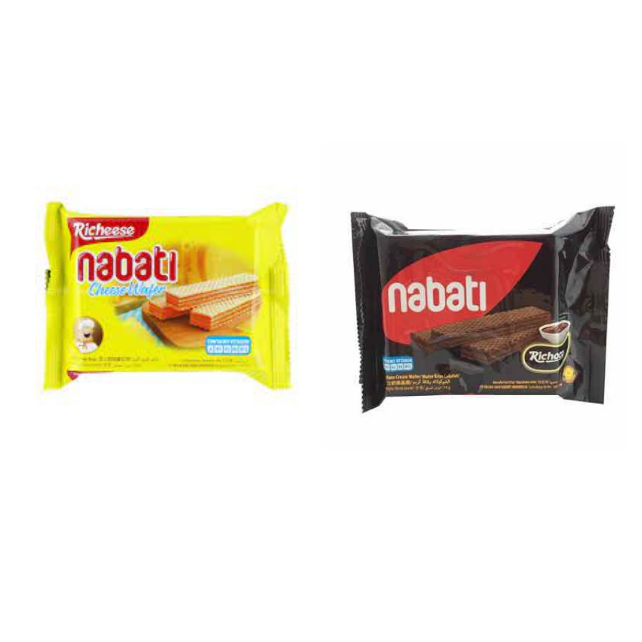 Wholesale price Nabati richeese cheese, richoco Chocolate wafer 50g x60packs with best quality - 211X002, 211X008