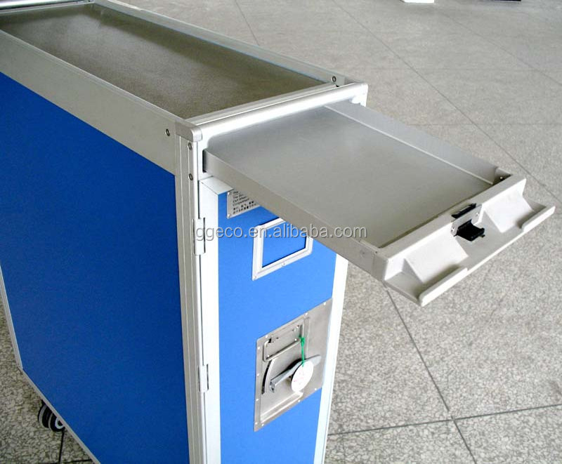 Atlas Full-size / Half-size Aircraft Meal Cart Inflight Cart Airline Meal Trolley Aircraft Galley Equipment