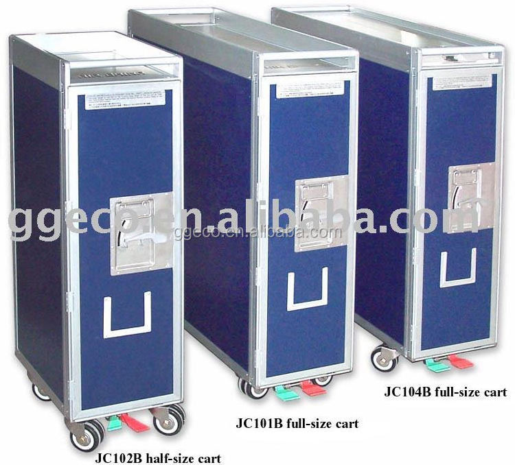 Atlas Full-size / Half-size Aircraft Meal Cart Inflight Cart Airline Meal Trolley Aircraft Galley Equipment