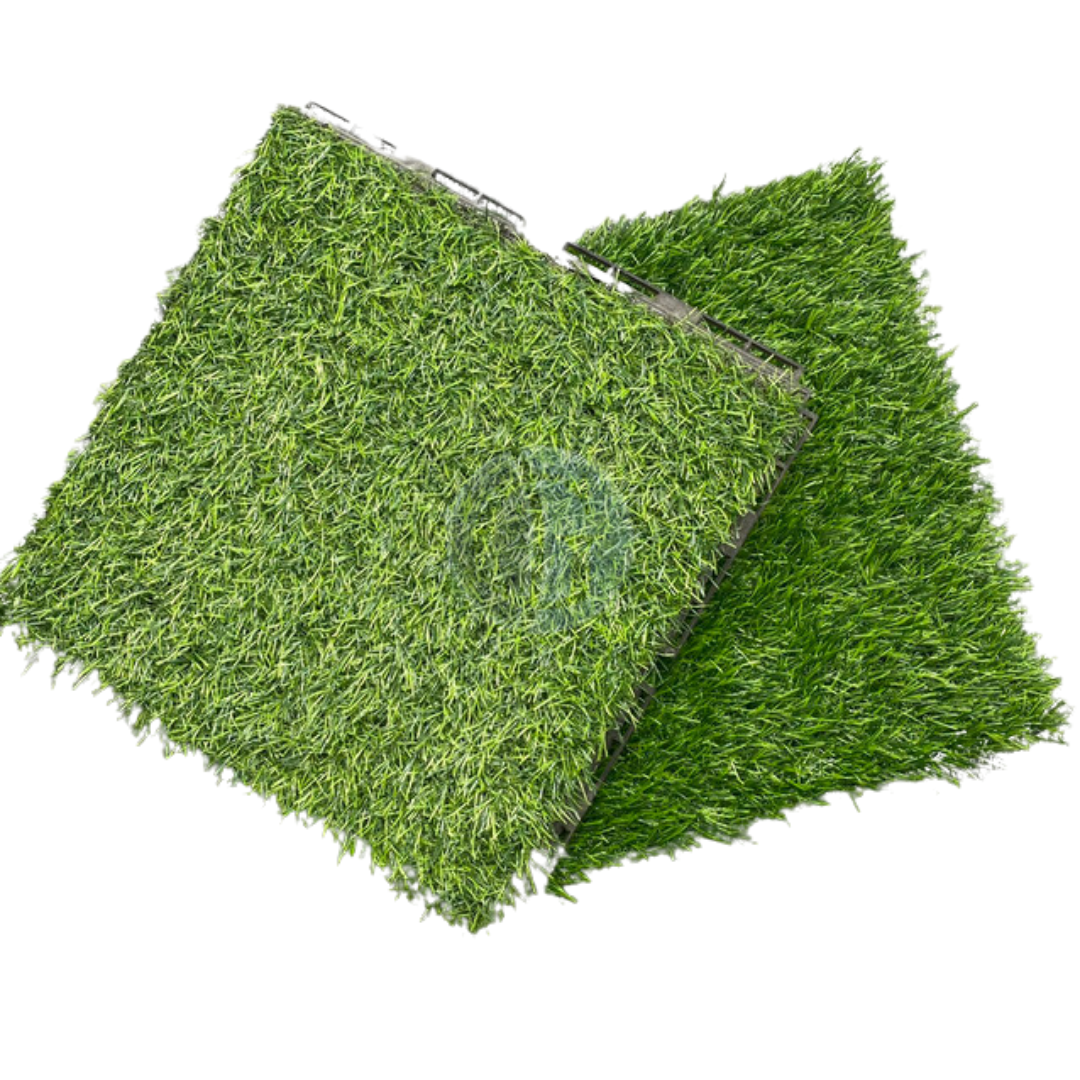 Turf puzzle artificial grass tiles at Garden floor Decoration Hight Quality PE Grass artificial grass tiles