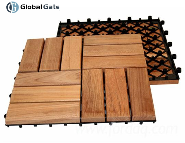 DIY Artificial grass interlocking tiles for balcony and garden decoration for outdoor flooring Best quality wooden floor tiles