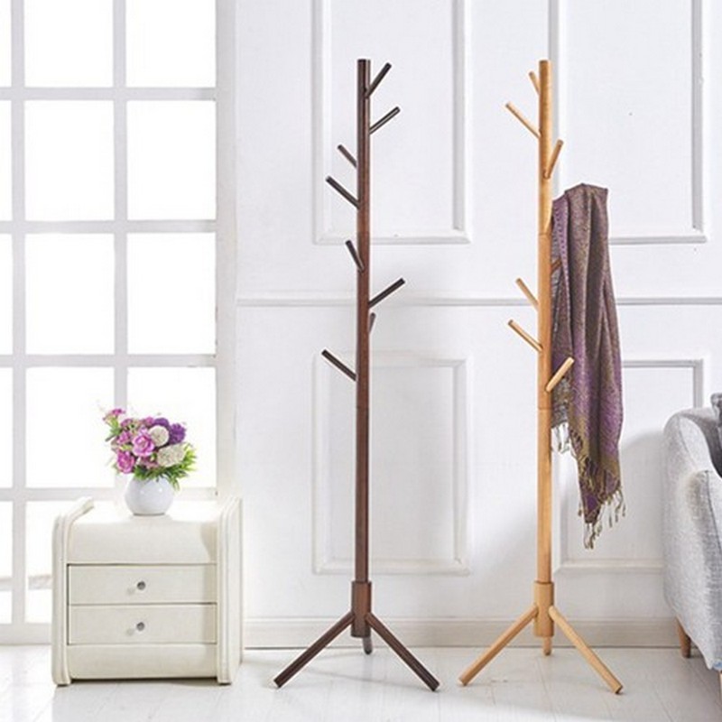 Vietnamese High Quality Clothes Hanger Custom antique unique wooden coat stand clothes tree hanger coat rack