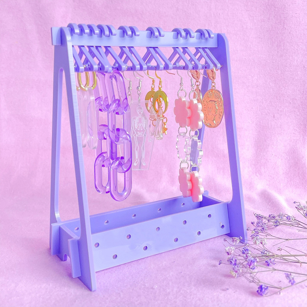 Creative Shape Acrylic Jewelry Display Rack Earring Hanger Rack