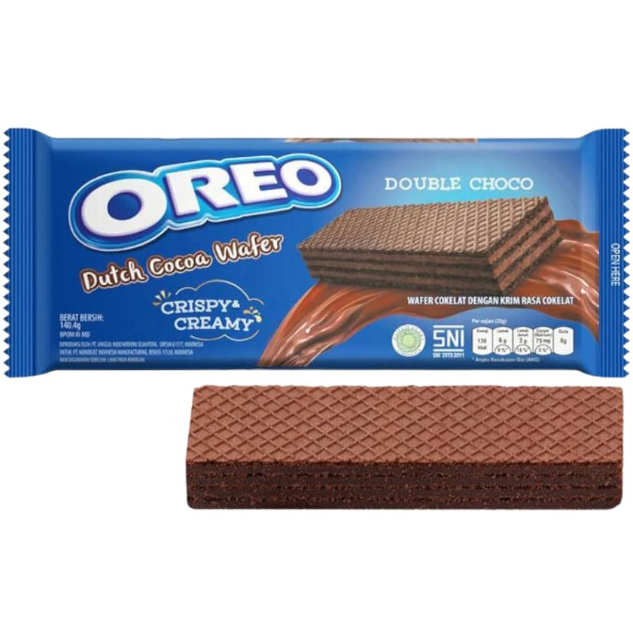 Hot Deal Oreo Dutch Cocoa Wafer 117gr Choco Vanilla Chocolate Coated Wafers Biscuit Bar Chocolate Cookies Wholesale